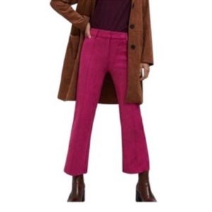 *NWT* AVEC LES FILLES pink suede look pants Sz L